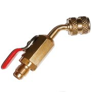 Переходник кран BV-451 1/4x1/4 под углом 45гр