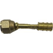 Фитинг обжимной прямой с гайкой 90гр 1/4 DN5 (CF-202)